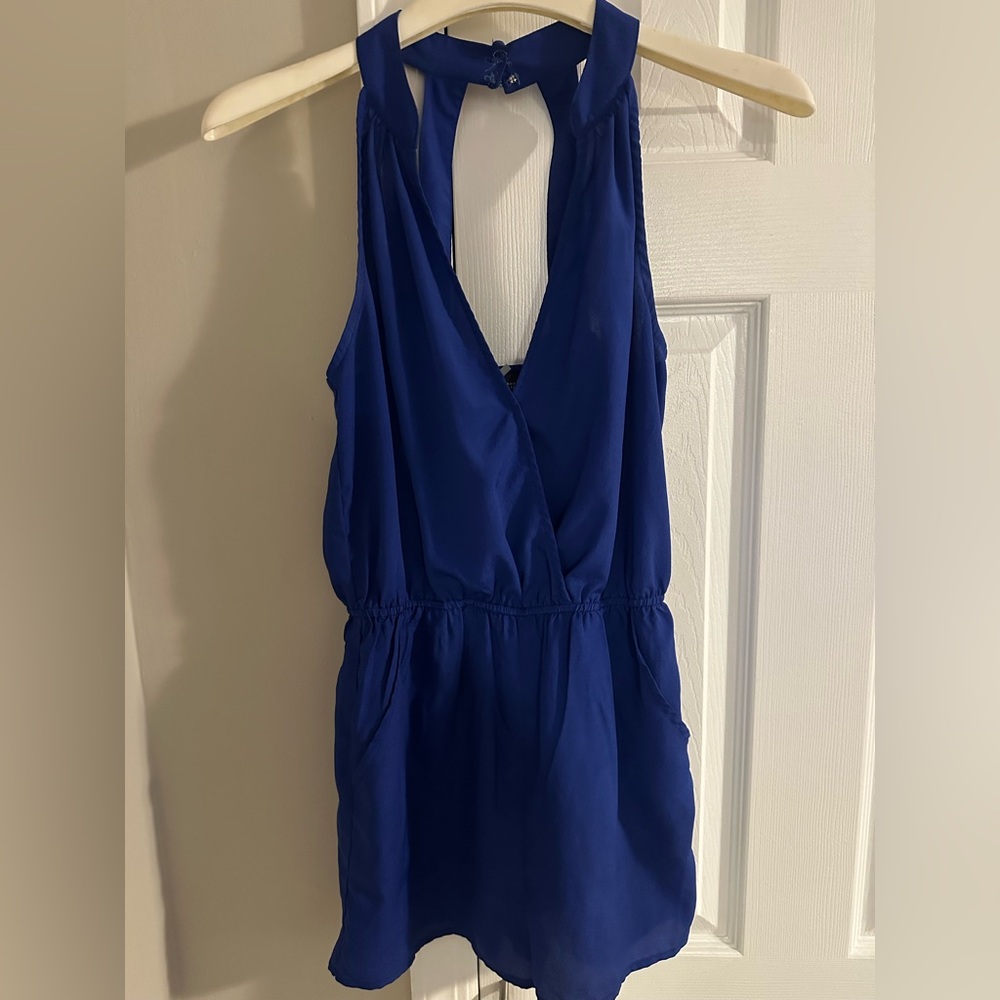 Sparkle & Fade Royal Blue Blouse
